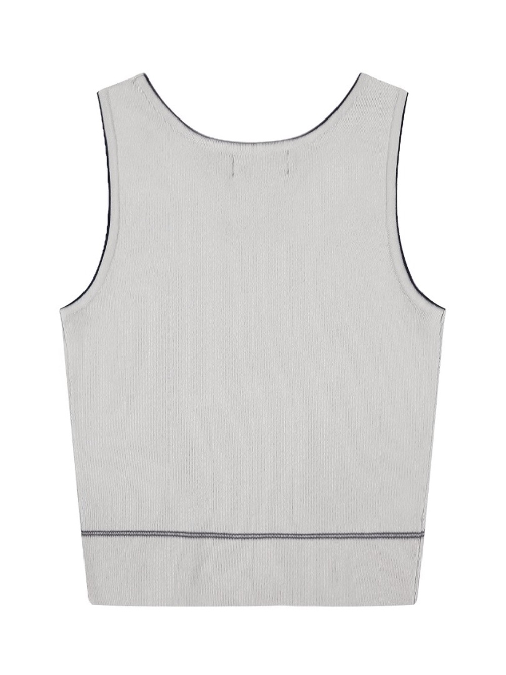 Polo by Ralph Lauren Light Gray Tank with Navy Detailing - Picture 6 of 8